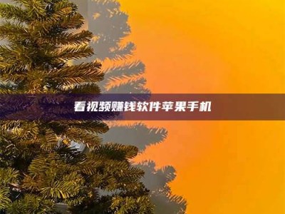 永春看视频赚钱软件苹果手机